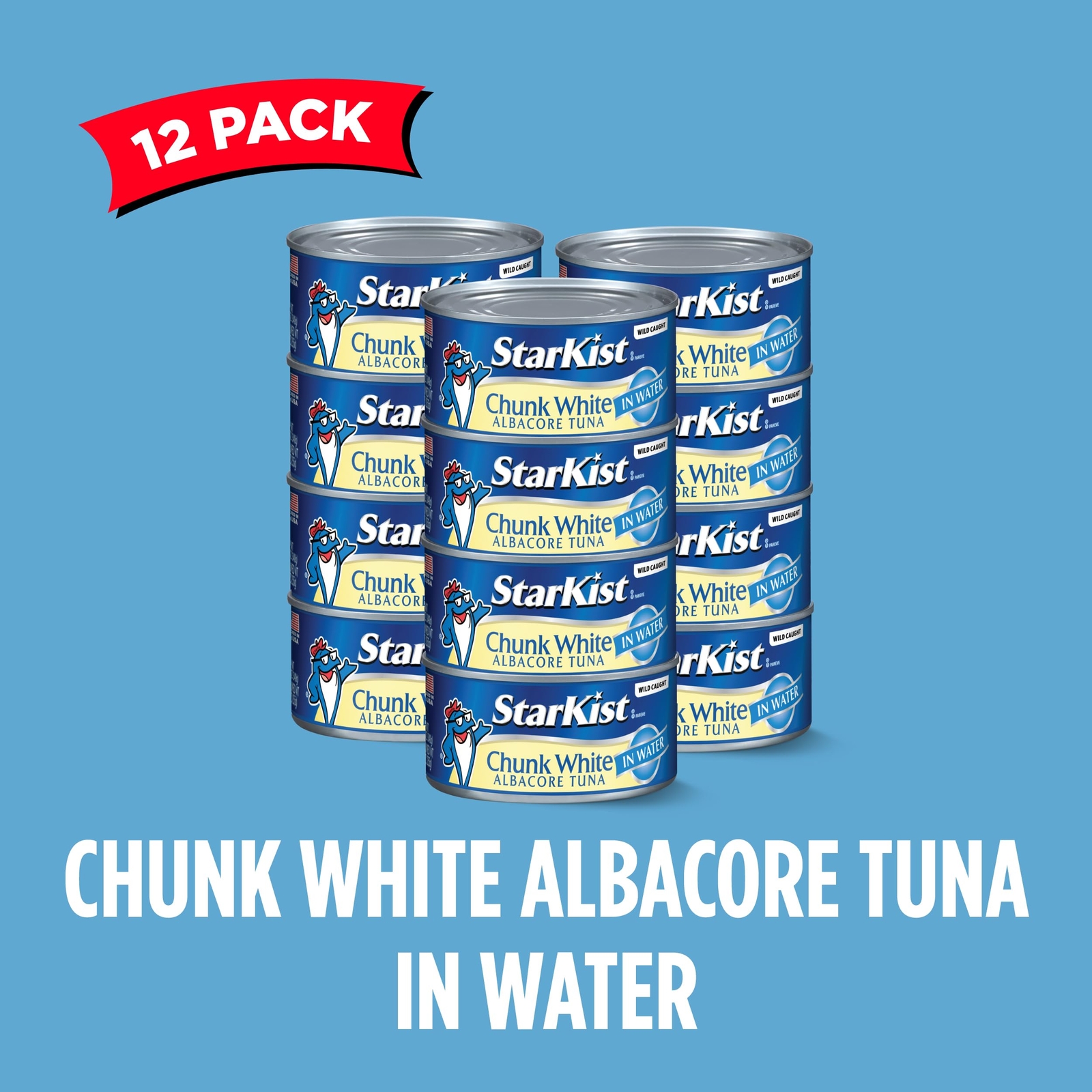 Chunk White Albacore Tuna in Water 12 Oz Pack of 12