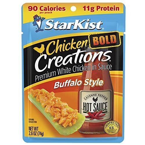 StarKist Chicken Creations BOLD Buffalo Style, 2.6 oz Pouch (Pack of 12)