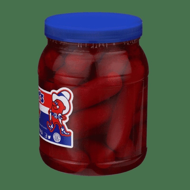 Pickled Sausages Smoked Protein Snack Ready to Eat Low Carb Resealable Jar New