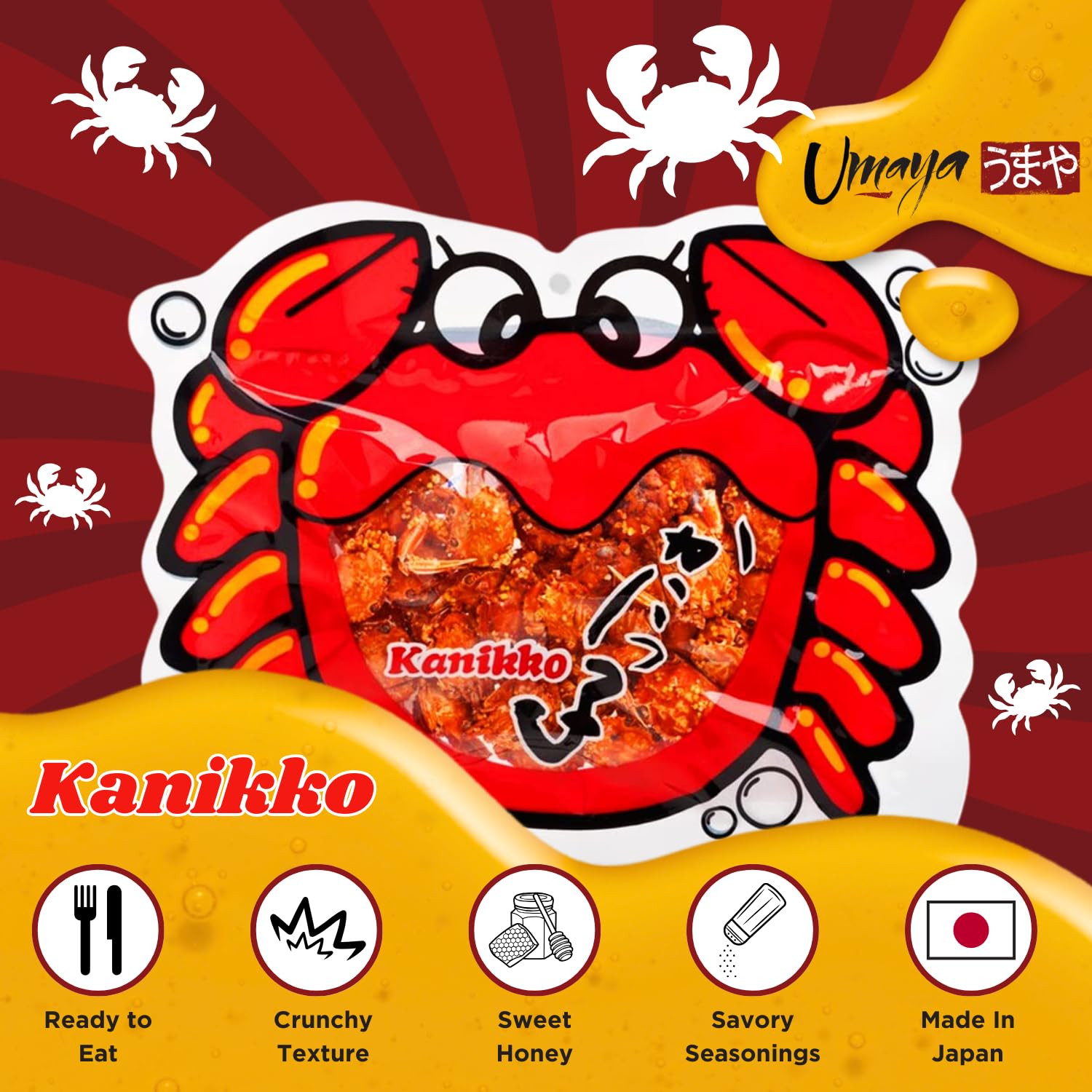 – Okabe Kanikko – Ready To Eat Fried Japanese Baby Crabs – With A Hint Of Swe…