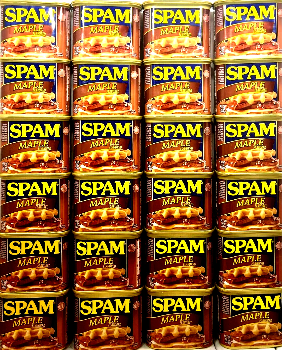 Spam Maple Luncheon Meat 12 oz ( Pack of 24 )