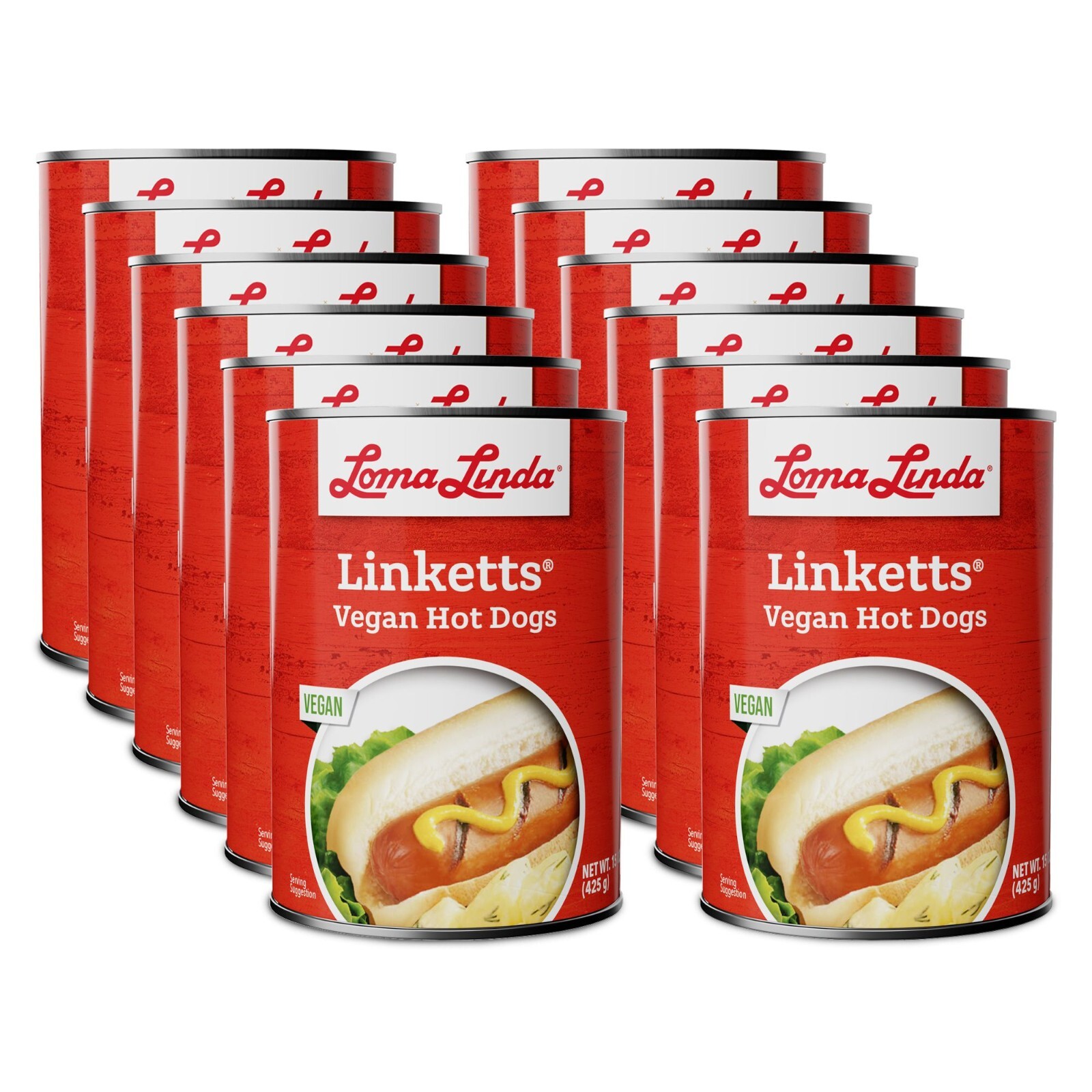 Loma Linda – Linketts (15 oz.) – Plant Based Hot Dogs – Vegan