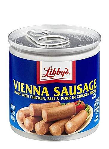 Libby’s Vienna Sausage 4.6 Oz, [12 Cans]