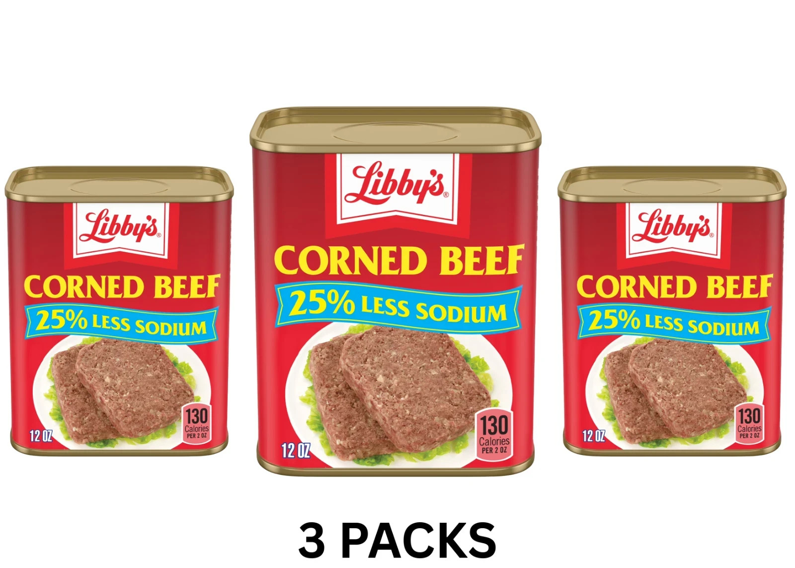 (3 pack) Libby’s Corned Beef, 12 oz Can free shipping