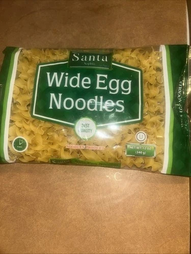 Santa Sophia Wide Egg Noodles (2) 12 Ounce Packs BRAND NEW BEST QUALITY
