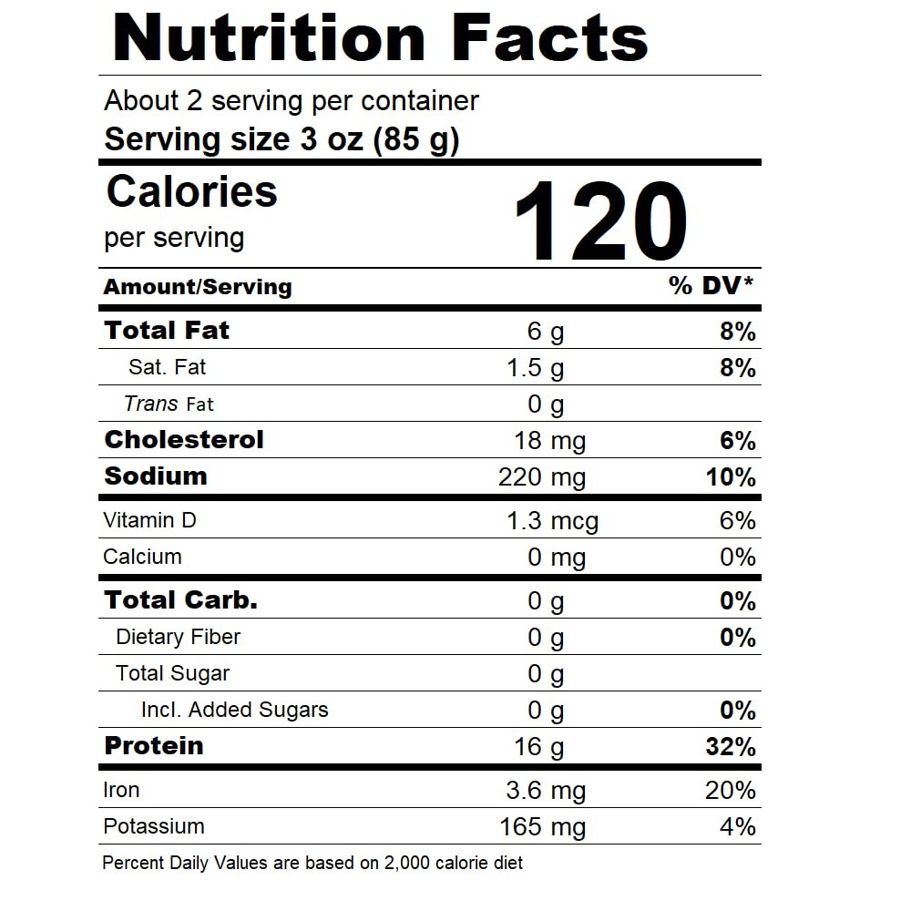 Tuna Fish Yellowfin Olive Oil Protein Snacks Ready to Eat Pack of 6