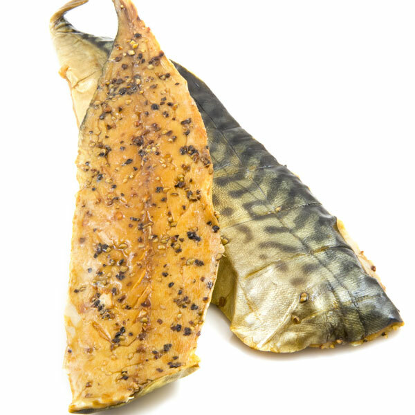 Hot Smoked MACKEREL FILLETS with black PEPPER -Wild Caught 11oz for $11