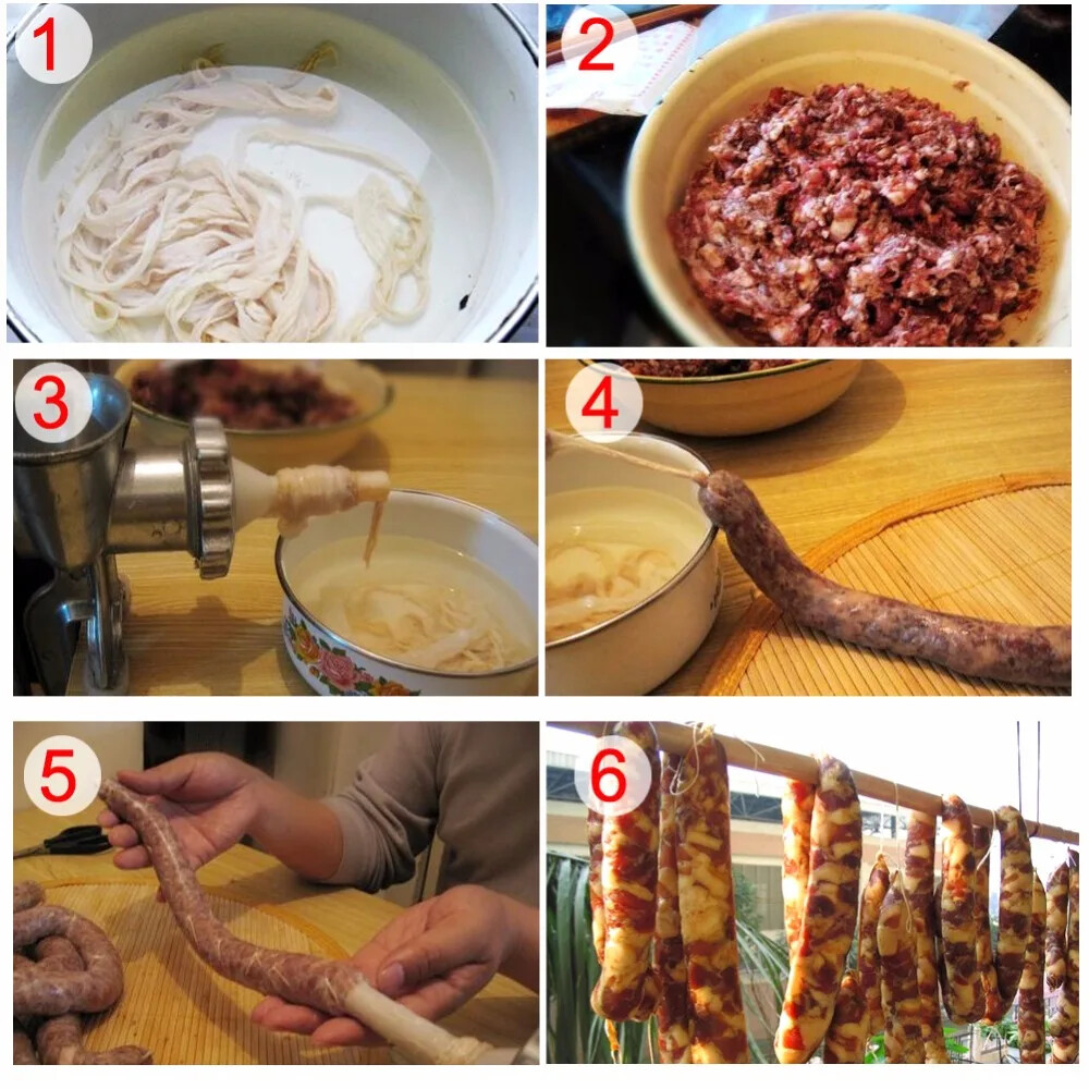9 Pcs/Lot Large Sausage Casings for Salami Each Length 100cm Wide 75mm Inedible