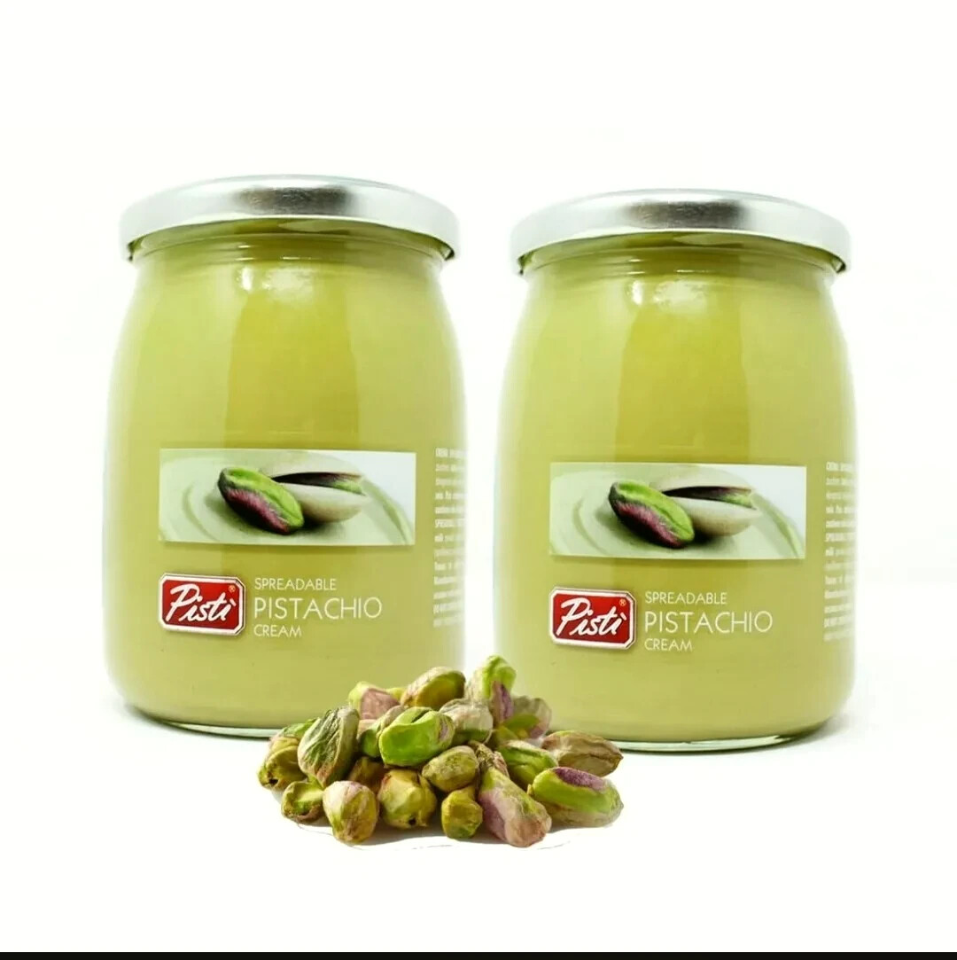 2 Pack – Pisti Cream of Pistachio from Sicily 600g Artisanal Italian Nut Spread