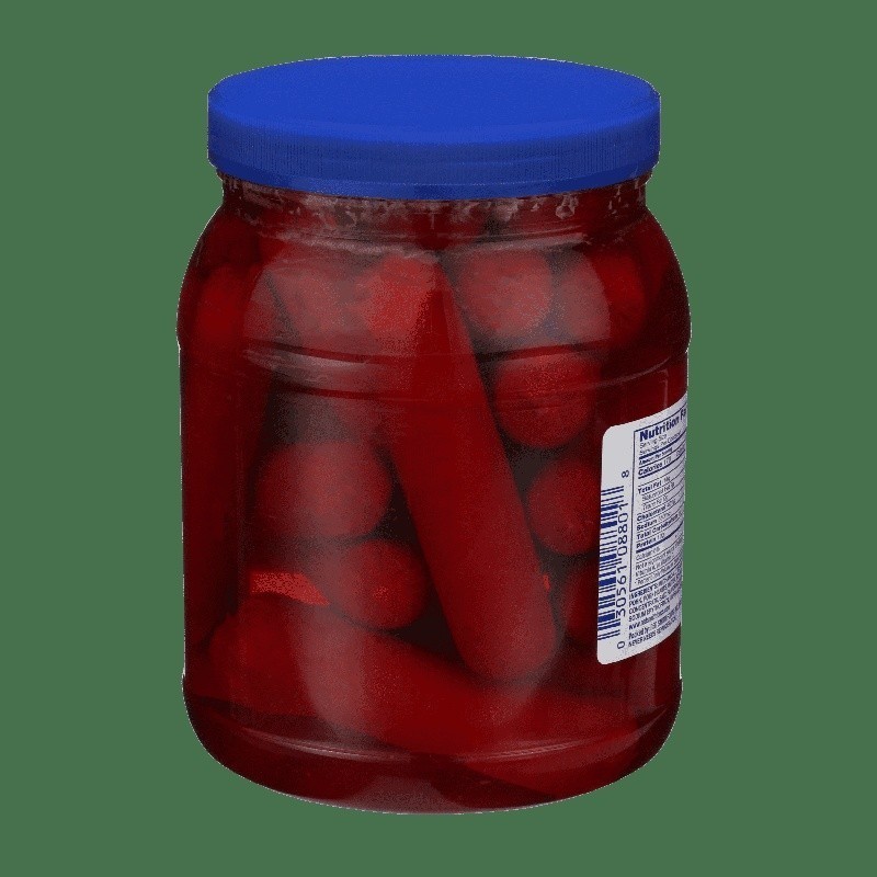 Pickled Sausages Fully Cooked Ready to Eat Protein Snack Resealable Jar 32oz New