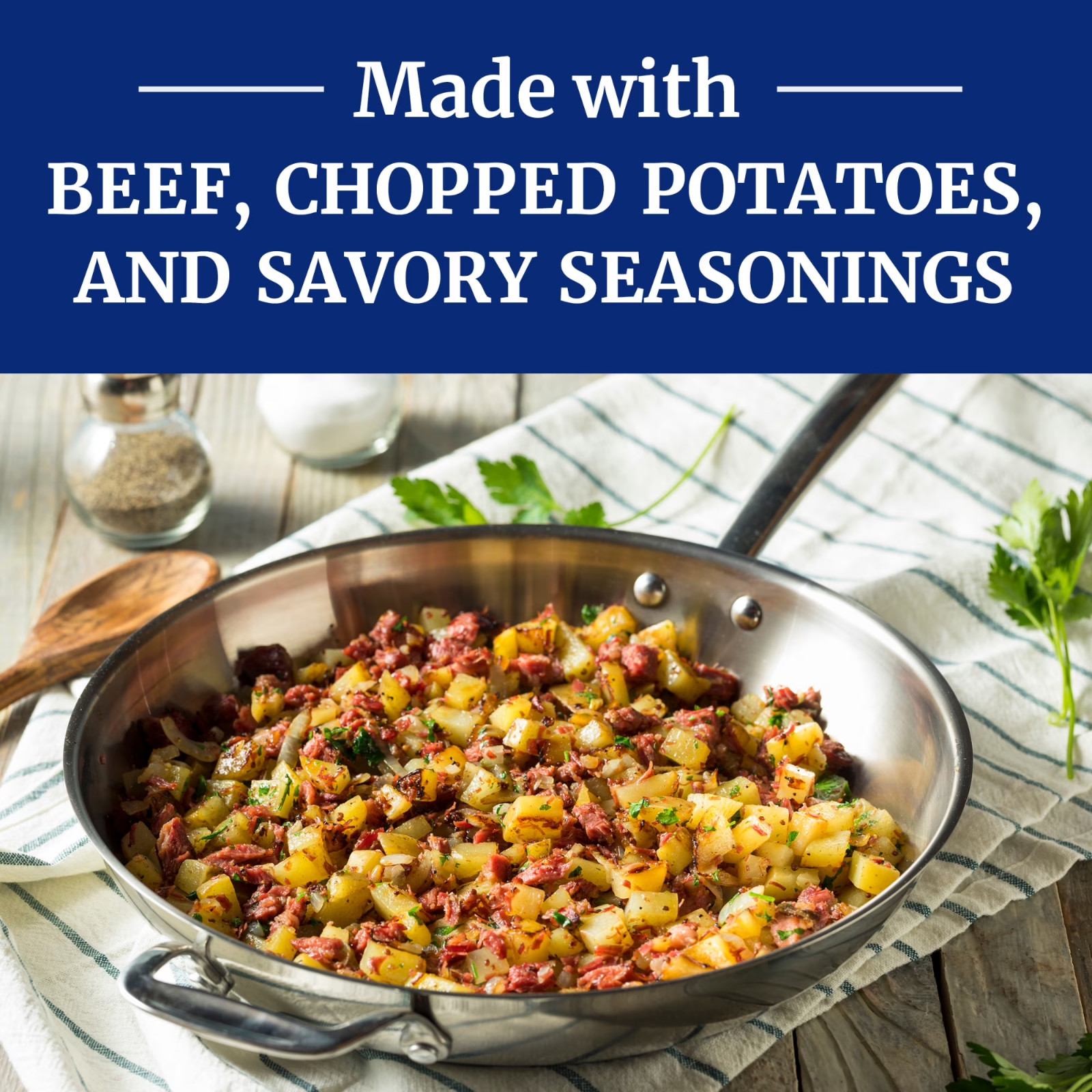 (2 pack) Libby’s Corned Beef Hash, 37g Protein Per Serving, Canned Food, 15 oz.