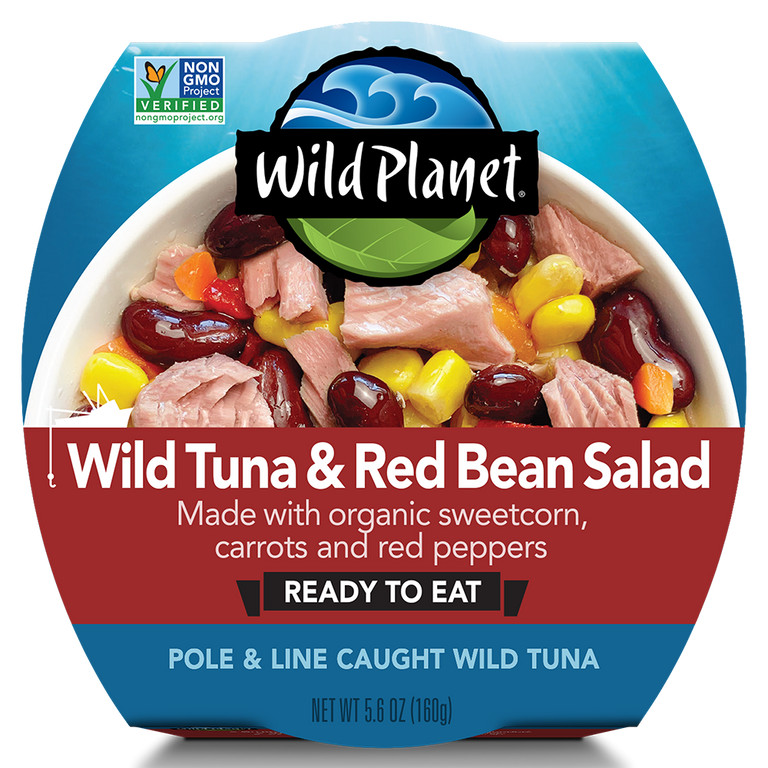 Wild Planet Salad Tuna with Beans and Corn 5.6 oz (Pack of 9)