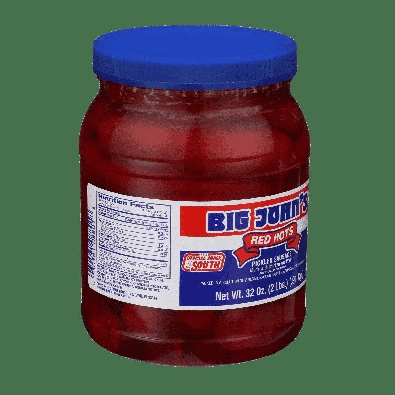 Pickled Sausages Smoked Protein Snack Ready to Eat Low Carb Resealable Jar New