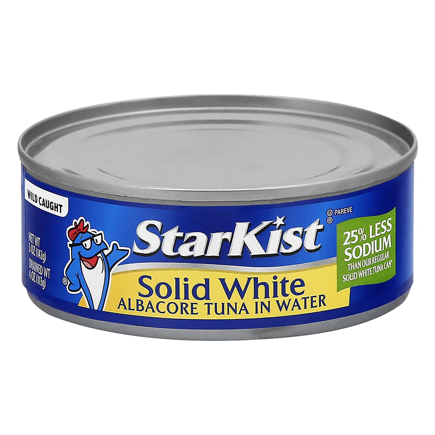 StarKist 25% Less Sodium Solid White Albacore Tuna in Water, 5 Ounce
