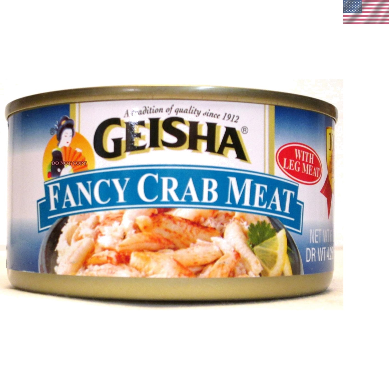 Wild Caught Fancy Crab Meat Pack of 3 6 oz Cans
