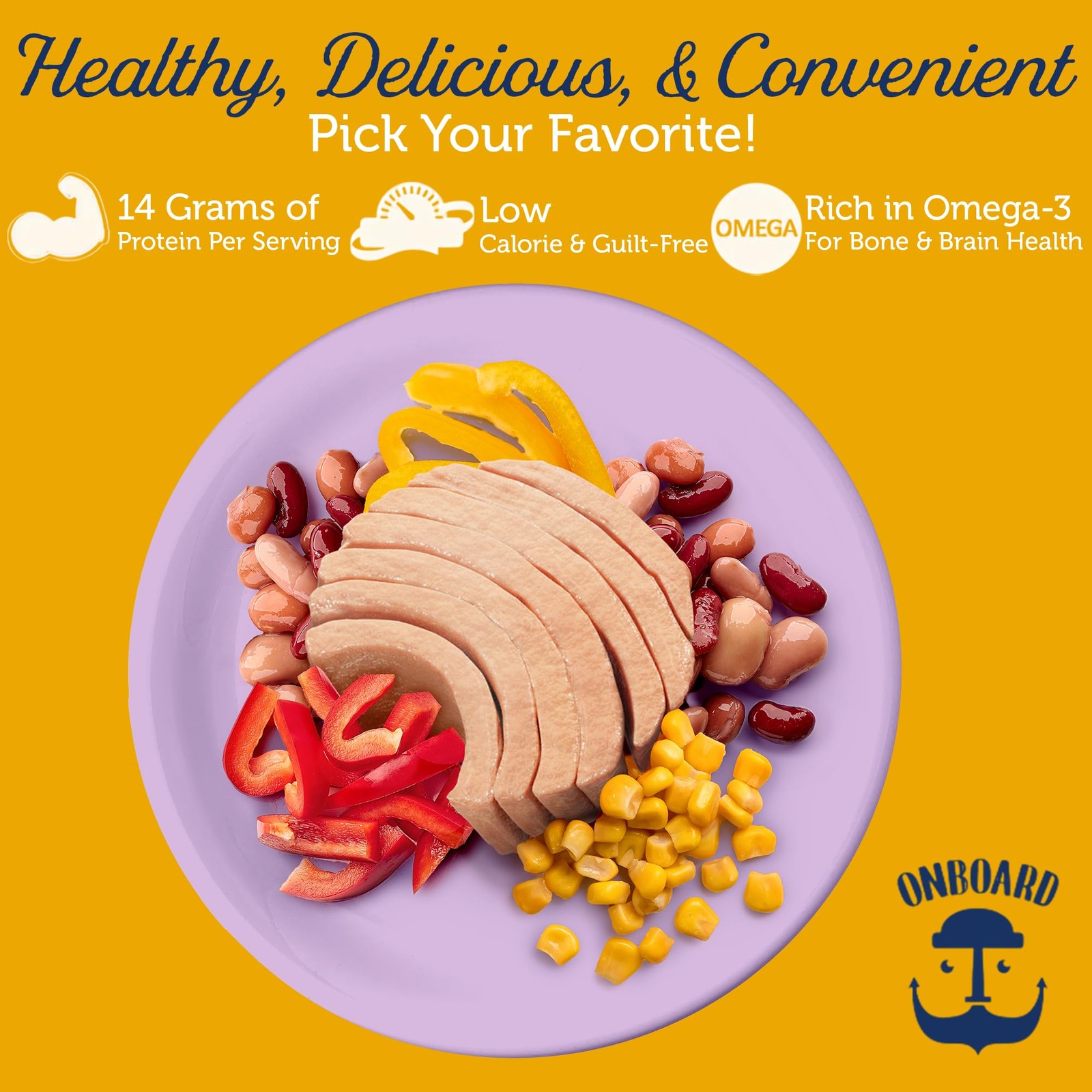 Ready to Eat Mexican Tuna Salad – Tuna Snacks with Beans, Peppers, Corn & Lim…