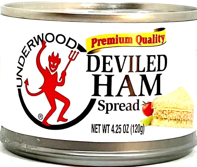 Underwood Premium Quality Deviled Ham Spread 4.25 oz ( Pack of 24 )~Exp 1/2027