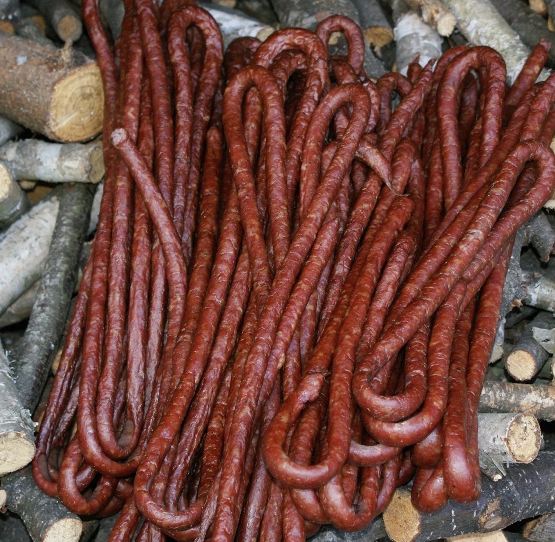 Spicy Krainerwurst Germany’s Smoked Dry Sausage 2.lb for $27 !! US SELLER !!