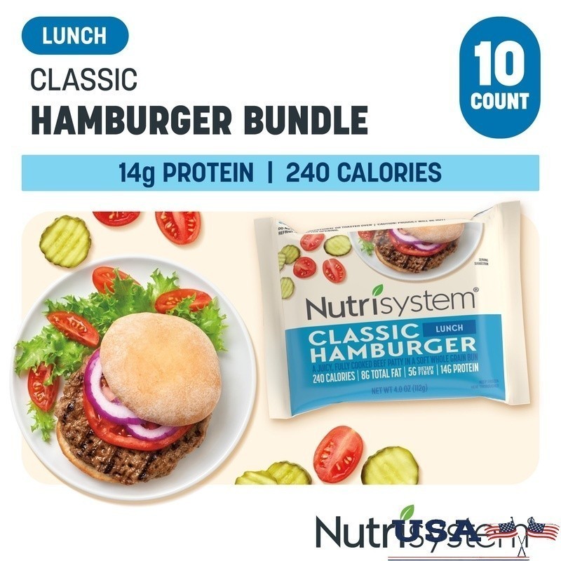 High Protein Beef Burgers 10 Delicious Patties Fully Cooked Frozen Healthy Meal