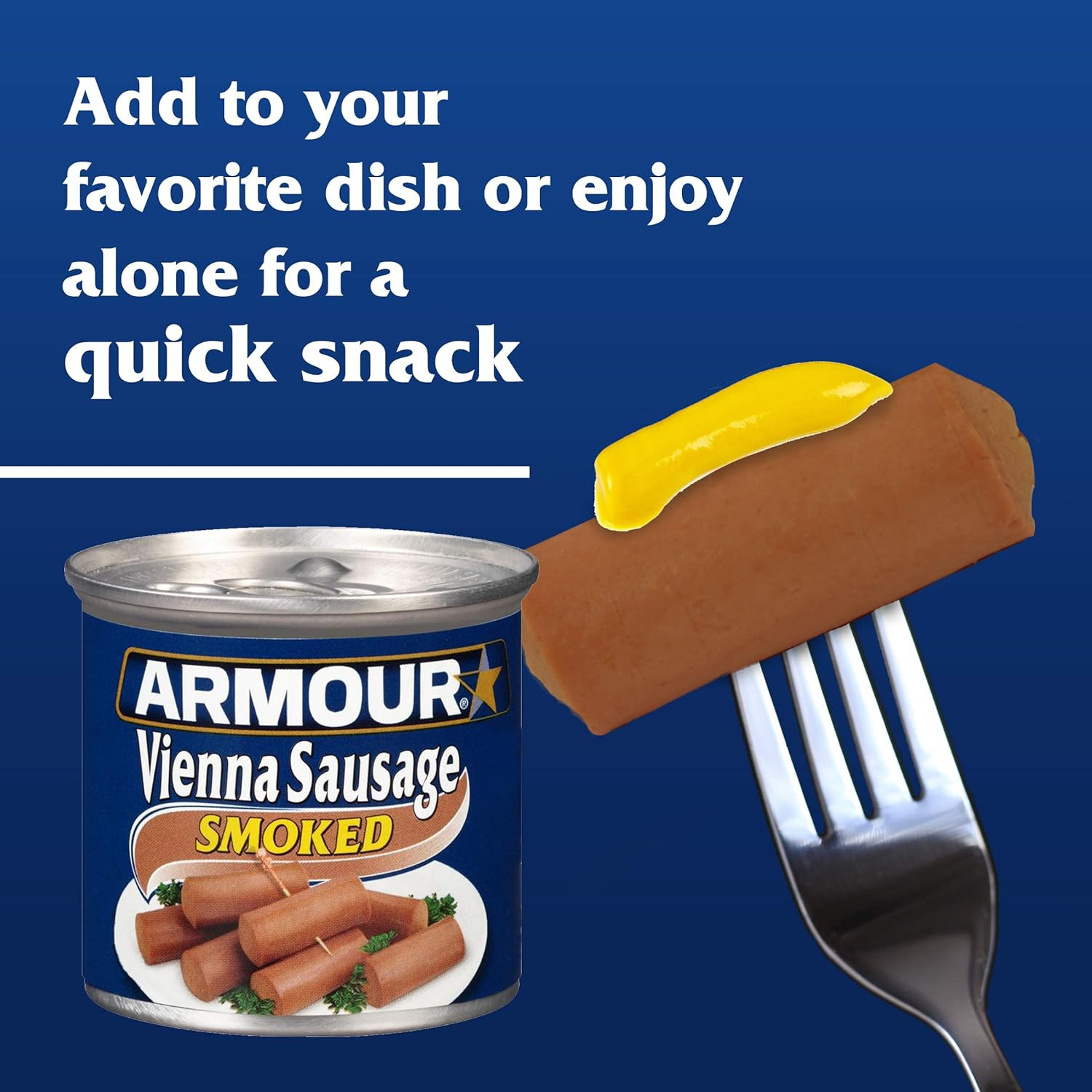 Star Vienna Sausage, Smoked, Canned Sausage, 4.6 OZ (Pack of 24)