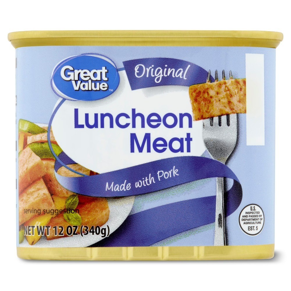 (8 pack) Original Luncheon Meat, 12 oz Easy Open Can