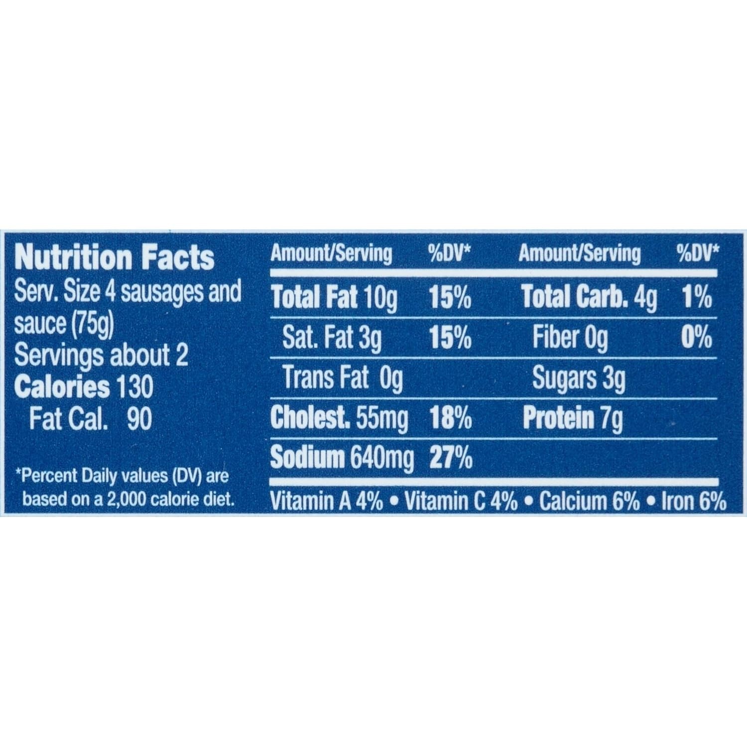 BBQ Flavored Ready to Eat Canned Vienna Sausage 7g Protein Low Sodium Canned