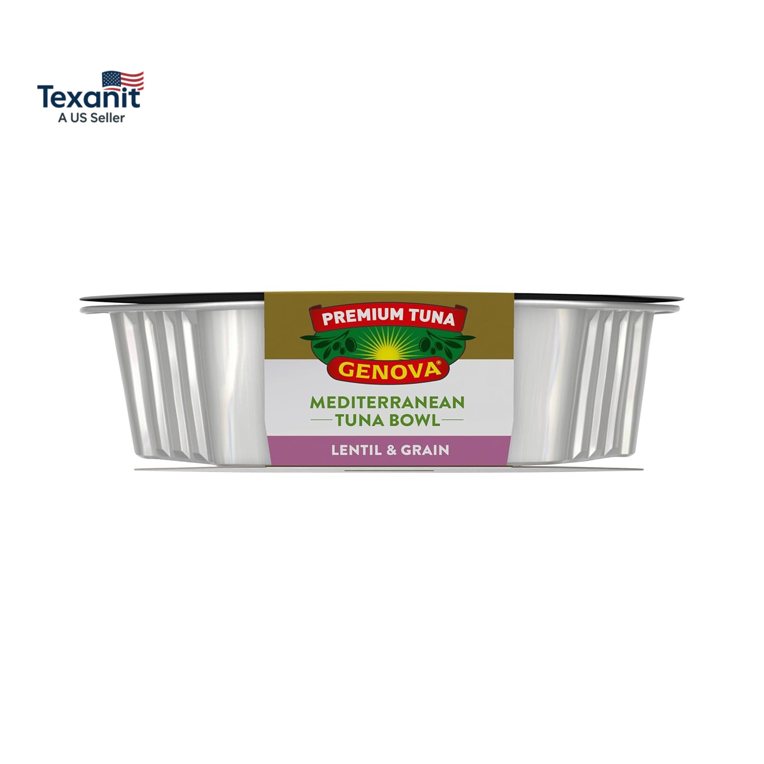 Premium Tuna Mediterreanean Lentil & Grain Salad, 7.76 Ounce Bowls (Pack of 6),