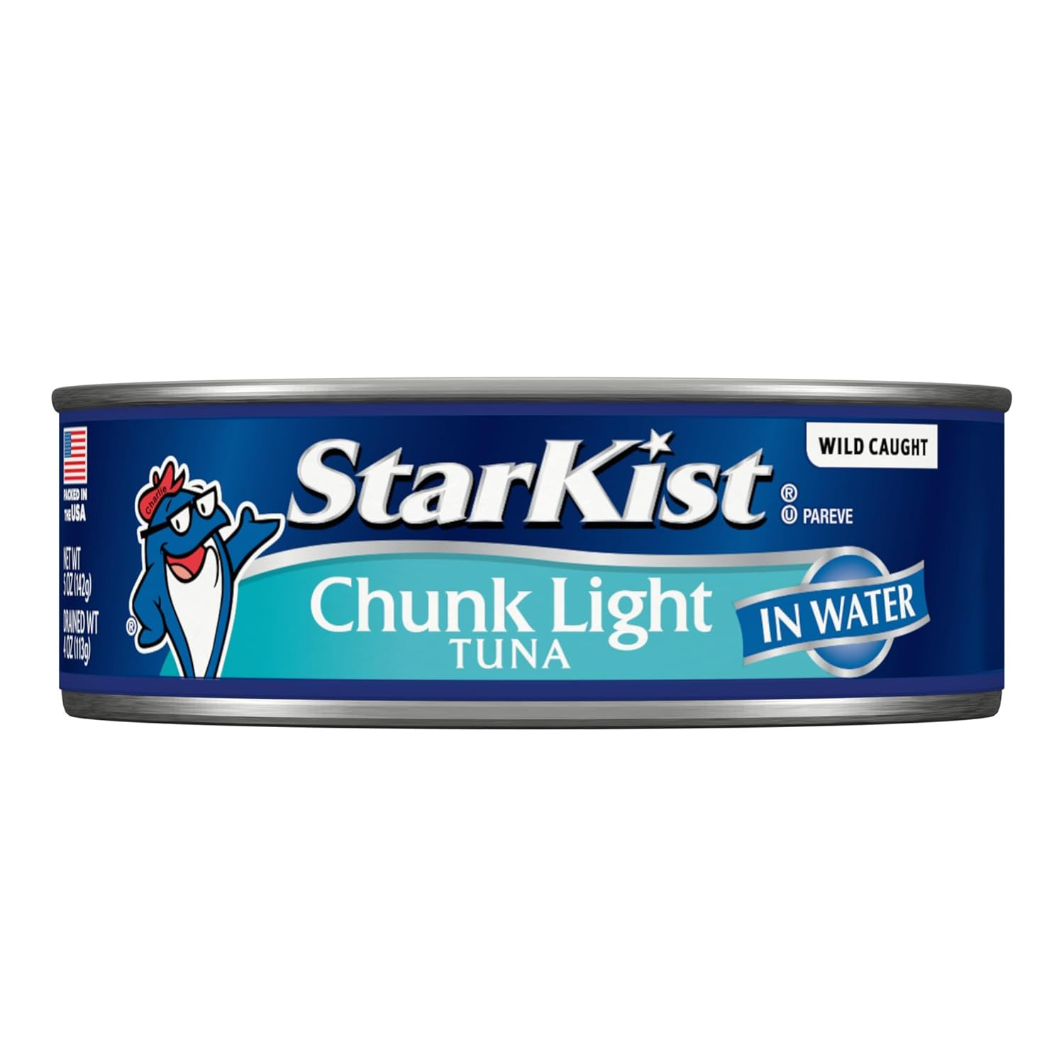 Chunk Light Tuna in Water, 5 Oz (8 Pack) Canned Tuna Fish, Wild Caught, Gluten F