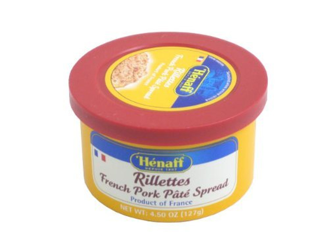 Henaff French Pork Rillettes – Traditional Recipe, 127 Grams (4 PACK)