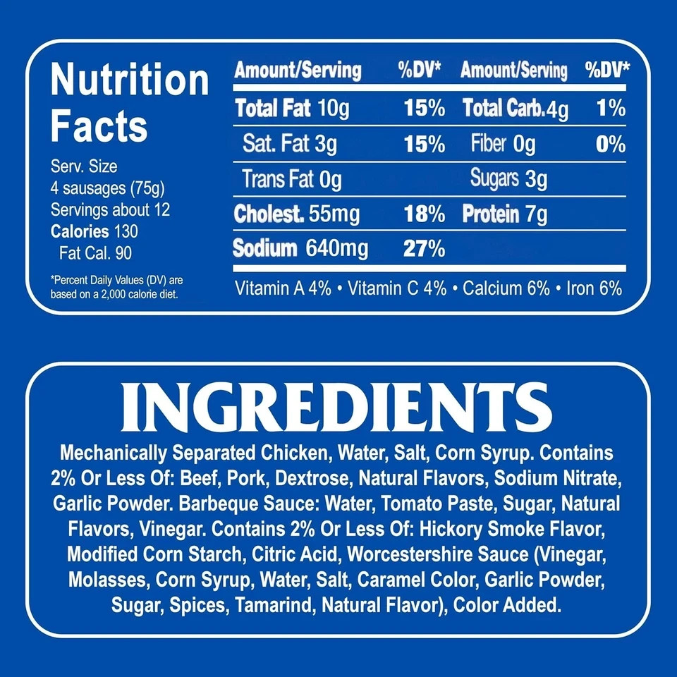 Armour Star Vienna Sausage, Barbecue Flavored, Canned Sausage, 4.6 oz (Pack of 6