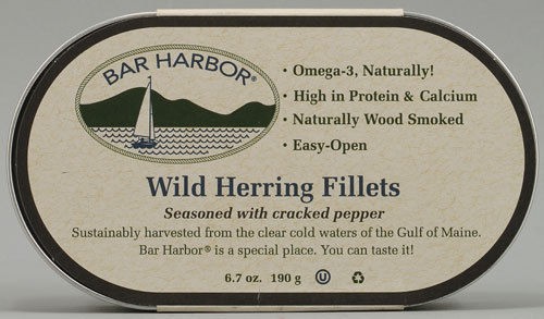 Bar Harbor Wild Herring Fillets with Cracked Pepper 6.7 oz