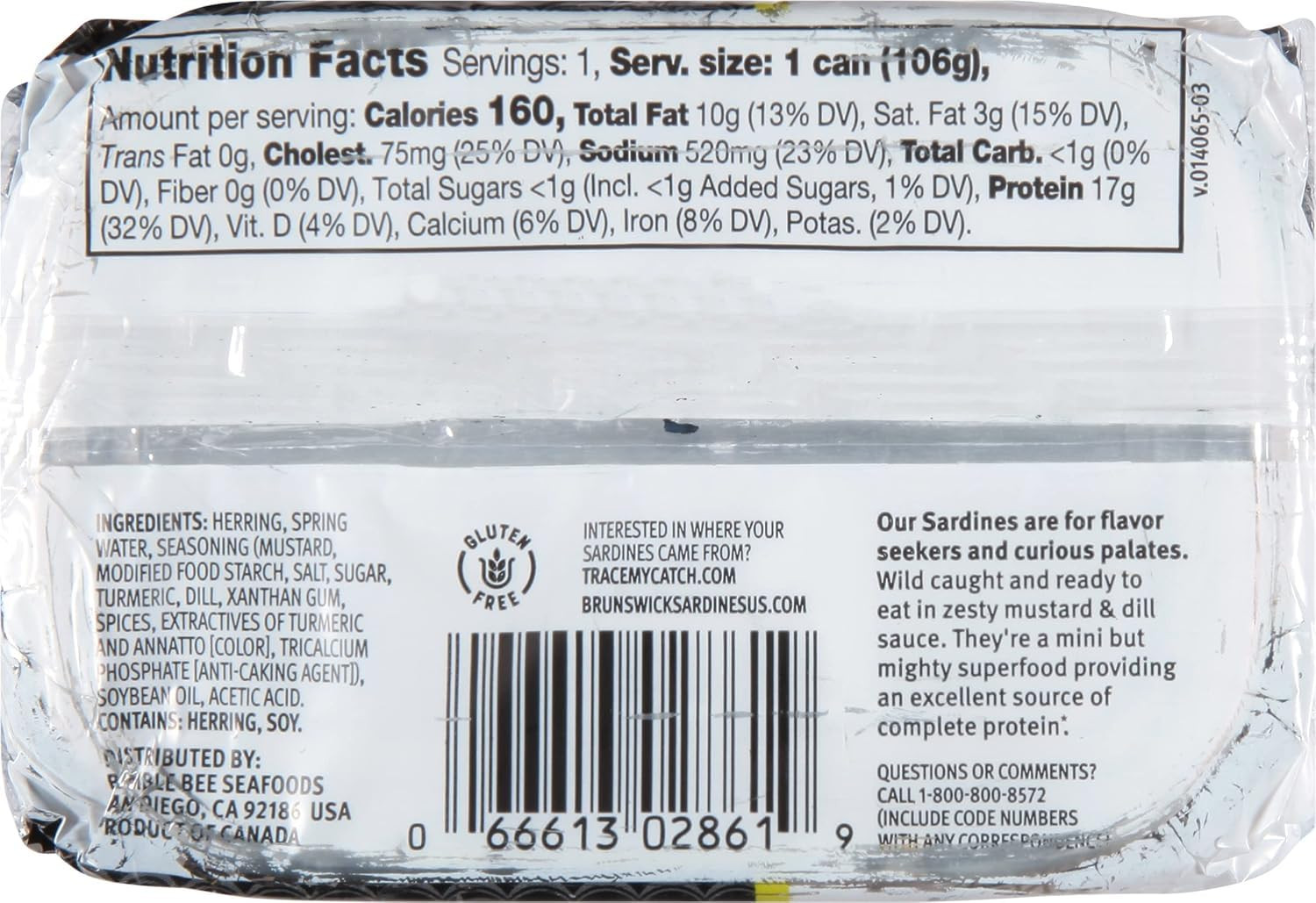 Sardines in Mustard & Dill Sauce, 3.75 Oz Can (Pack of 12) – Boneless Butterflie