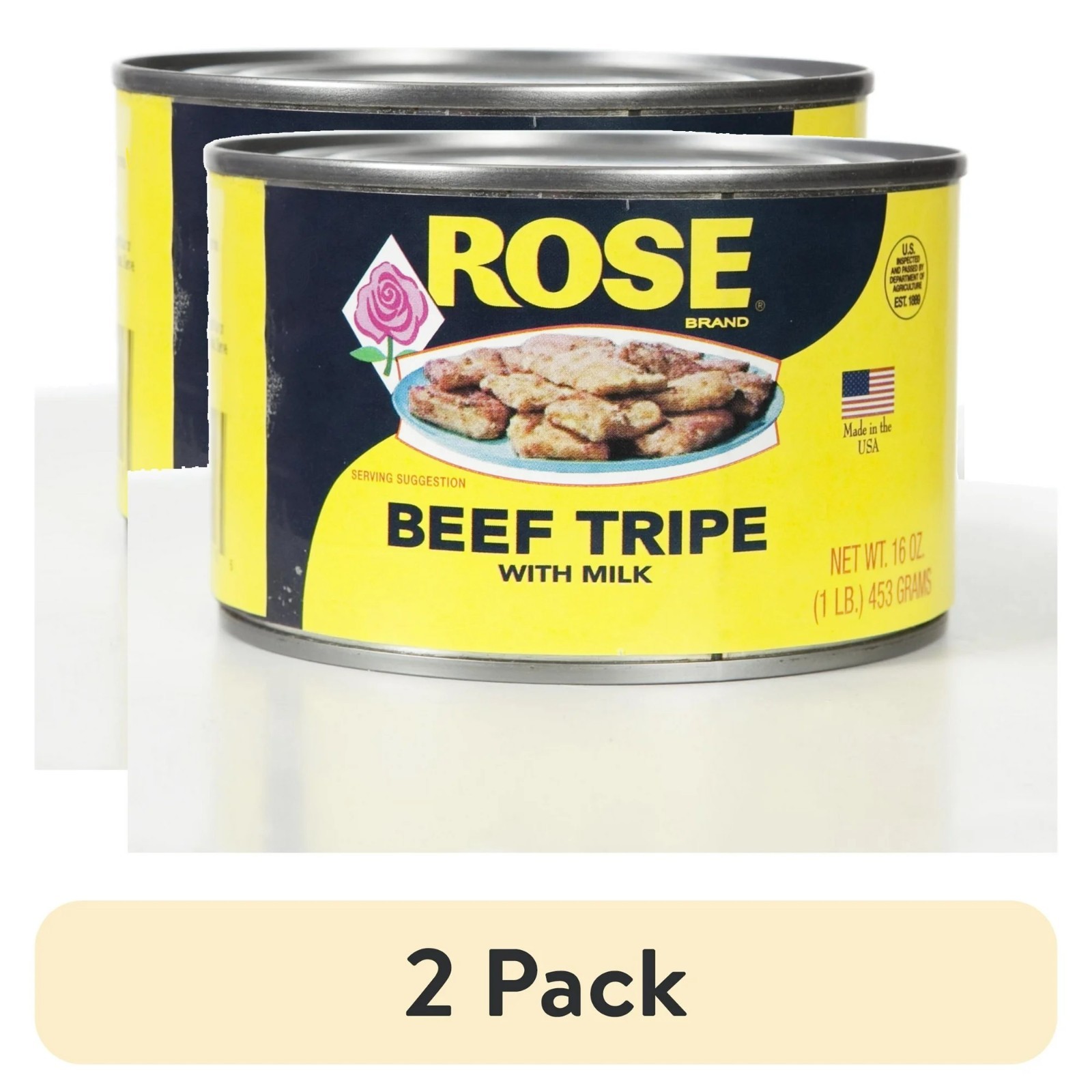 Beef Tripe, with Milk, 16 Oz Can
