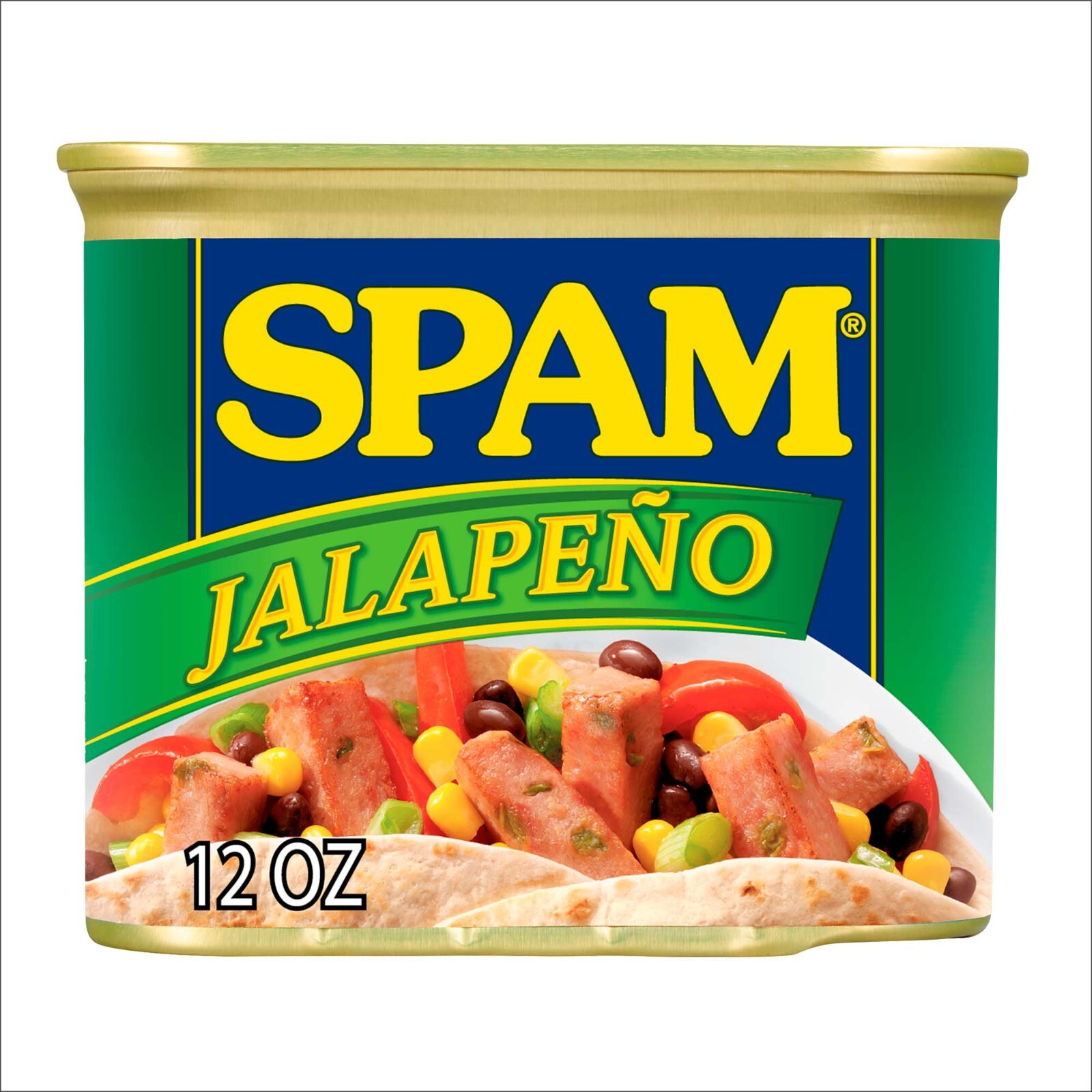 6 Pack of SPAM Jalapeno Lunch Dinner Breakfast Sandwich Meat Cans 12 oz 6 Cans