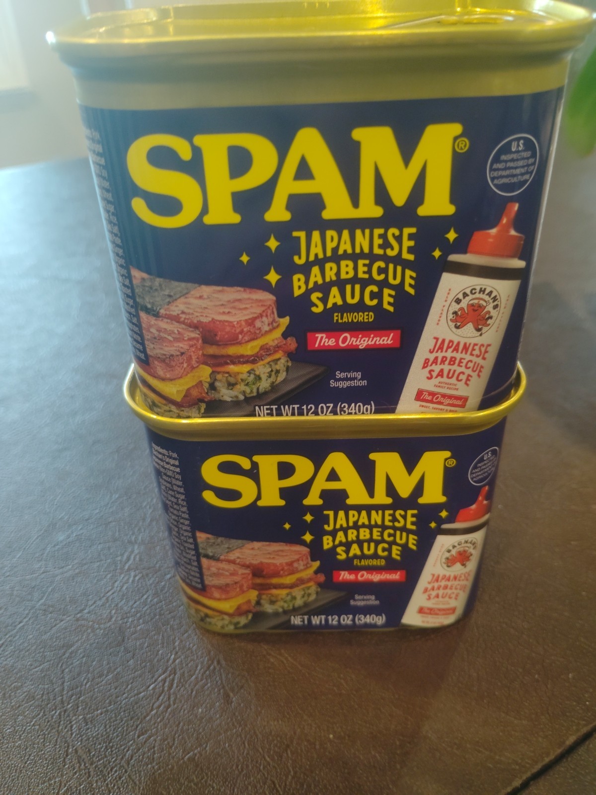 2 X Limited Spam Bachan’s Japanese Barbecue BBQ Sauce Spam 12 Ounce Can Bachans