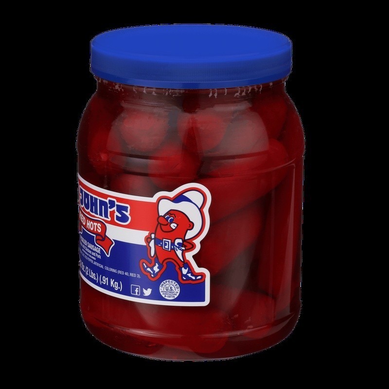 Pickled Sausages Smoked Protein Snack Ready to Eat Low Carb Resealable Jar New
