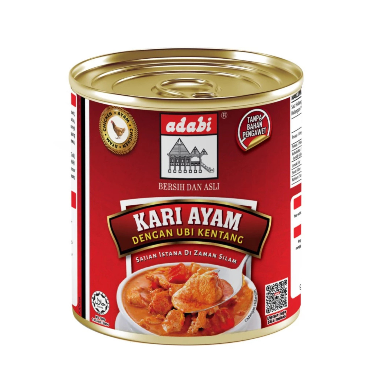 4 x 280g Chicken Curry With Potato – Ready To eat (HALAL)
