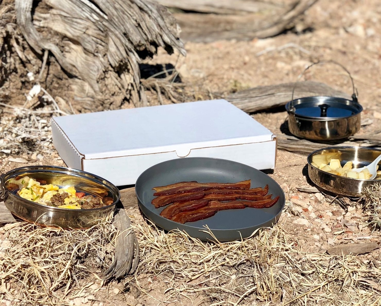 Fully Cooked Thick Cut Bacon, 80 Slices, 10 Yr Shelf Life