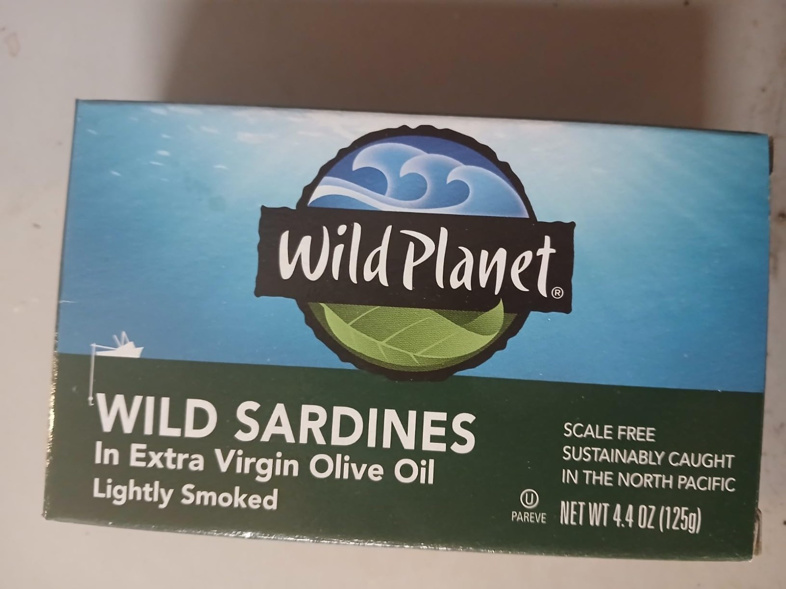 Tinned Wild Sardines in Water, No Salt, 4.4 oz, 12-Pack – Healthy Snack Option