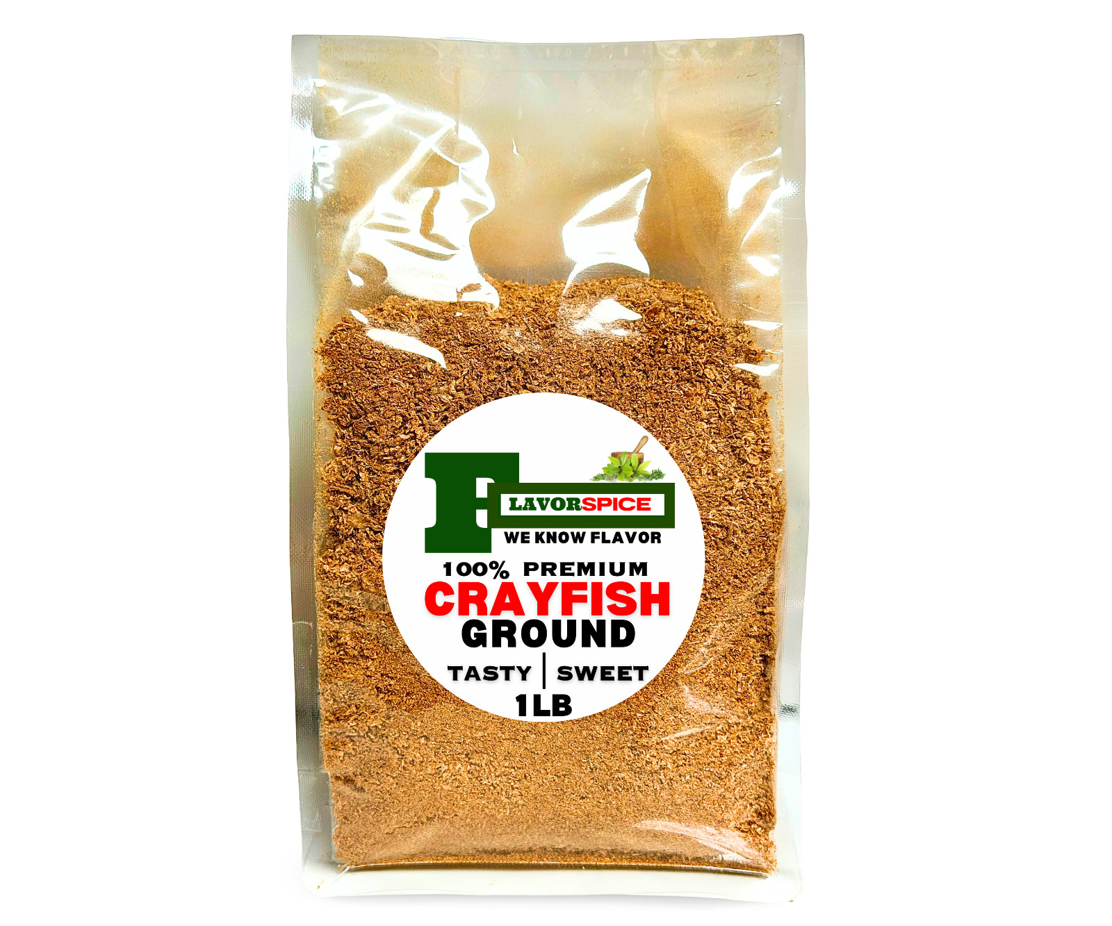 Crayfish Ground 1LB | 1 pack | Sweet and Tasty For your local African Soup