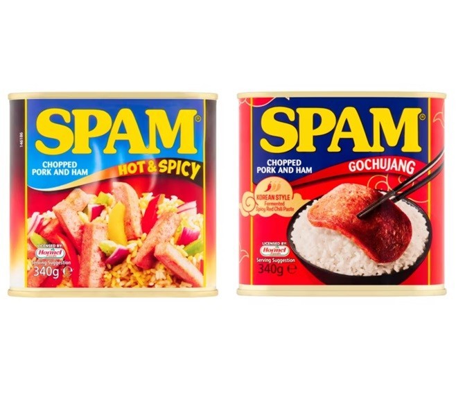 Spam Tinned Chopped Pork and Ham Bundle Hot & Spicy + Gochujang 340g