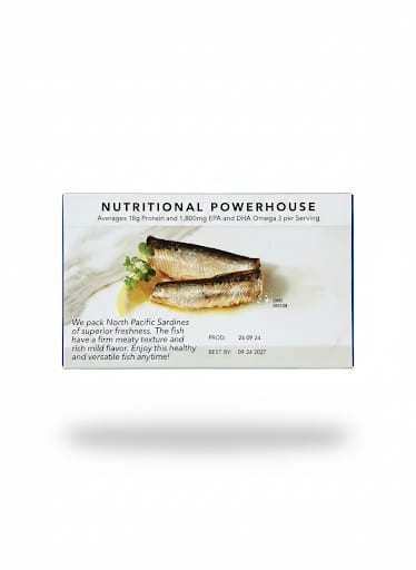 Wild Sardines in Water Pack 4 Und-No Salt Added, 4.4oz