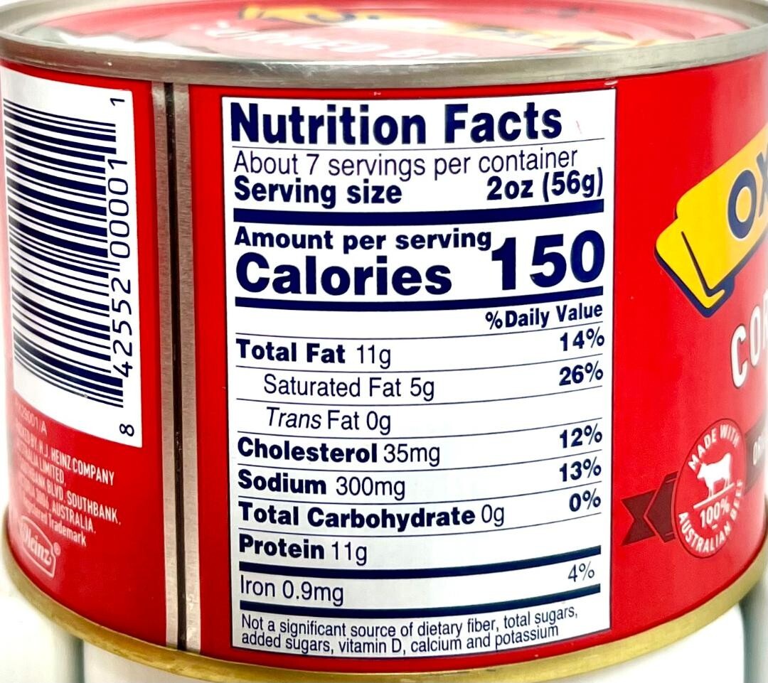 OX & Palm Corned Beef with Juices Original Chunky Style 15 oz ( Pack of 6 )