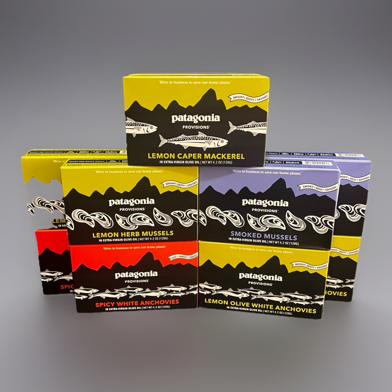 (10 Pack) Patagonia Provisions Variety Bundle – $130 Value! Premium Tinned Fish