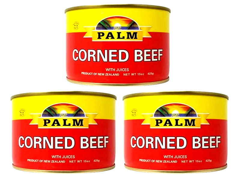 Palm Corned Beef with Juices 15 oz ( Pack of 3 )~04/2029