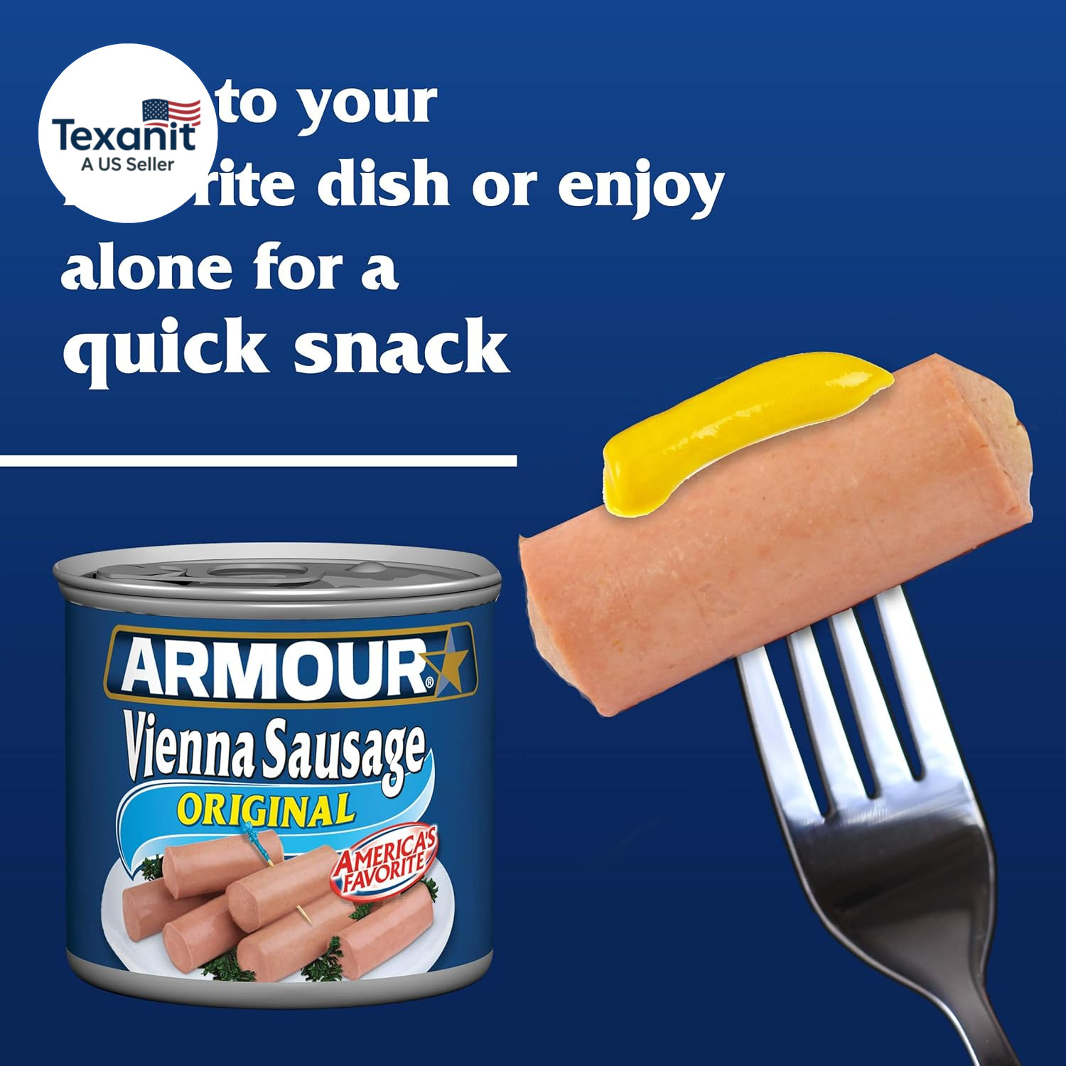 Star Vienna Sausage, Original Flavor, Canned Sausage, 4.6 Oz (Pack of 6)