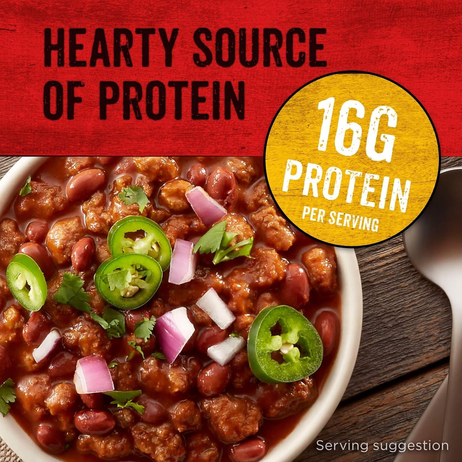 Hormel Chunky Beef Chili with Beans, 15 Oz, Pack of 6
