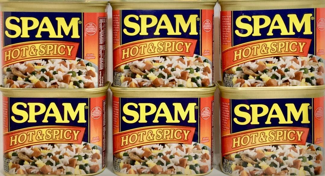 Spam Hot & Spicy Luncheon Meat 12 oz ( Pack of 6 )