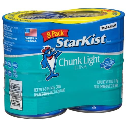 StarKist Chunk Light Tuna in Water, 5 Ounce (Pack of 8) 5