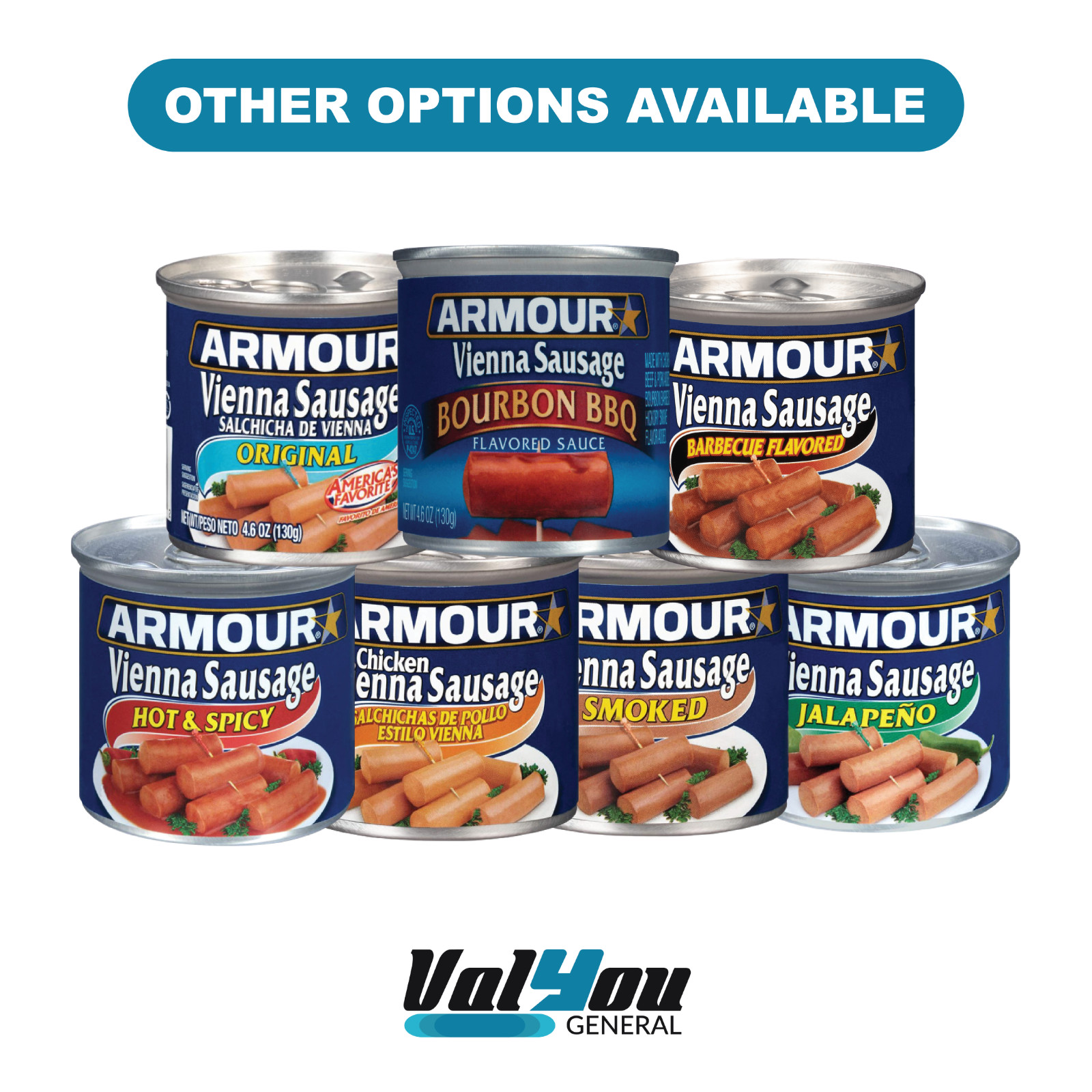 12x Cans Armour Star Chicken Flavor Vienna Sausages | 4.6oz | Fast Shipping!